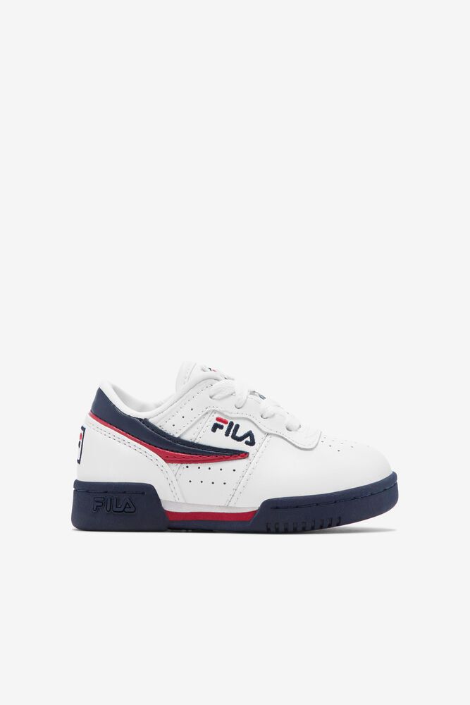 Fila Infant's Original Fitness White Sneakers Kids - NZ 27159-QWAO